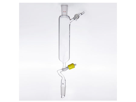 MSE PRO Grinding Mouth with Side Branch Glass Door, Liquid Addition Funnel, Inner Mouth 24/40, 250mL