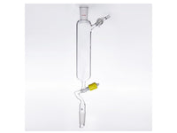 MSE PRO Grinding Mouth with Side Branch Glass Door, Liquid Addition Funnel, Inner Mouth 24/40, 250mL