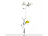 MSE PRO Grinding Mouth with Side Branch Glass Door, Liquid Addition Funnel, Inner Mouth 19/22, 100mL