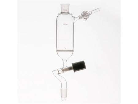 MSE PRO Dropping Filter Funnel, Filter 4mm High Vacuum Valve, Inner 19/22, 100mL, G3