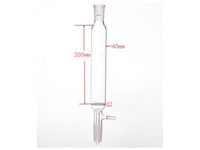 MSE PRO Small-Mouth Vacuum Chromatography Column, Upper Mouth: 24/40, Tube Diameter: 40mm, Tube Length: 200mm, C