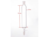 MSE PRO Small-Mouth Vacuum Chromatography Column, Upper Mouth: 24/40, Tube Diameter: 60mm, Tube Length: 200mm, C