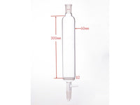 MSE PRO Small-Mouth Vacuum Chromatography Column, Upper Mouth: 24/40, Tube Diameter: 60mm, Tube Length: 300mm, C