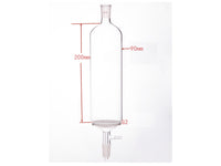 MSE PRO Small-Mouth Vacuum Chromatography Column, Upper Mouth: 24/40, Tube Diameter: 90mm, Tube Length: 200mm, C