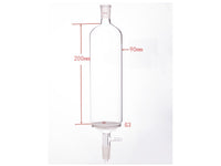 MSE PRO Small-Mouth Vacuum Chromatography Column, Upper Mouth: 24/40, Tube Diameter: 90mm, Tube Length: 200mm, M