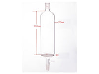 MSE PRO Small-Mouth Vacuum Chromatography Column, Upper Mouth: 24/40, Tube Diameter: 90mm, Tube Length: 300mm, M