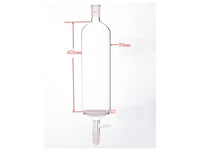 MSE PRO Small-Mouth Vacuum Chromatography Column, Upper Mouth: 24/40, Tube Diameter: 90mm, Tube Length: 400mm, C