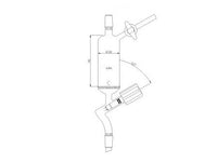 MSE PRO Dropping Filter Funnel, Filter 4mm High Vacuum Valve, External 14/20, 60mL, G2