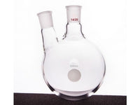 MSE PRO Thick Wall Slanted Two-Mouth Bottle, High Strength, Middle Grinding Mouth: 14/20, Side Grinding Mouth: 14/20, 500mL