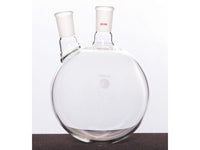 MSE PRO Thick Wall Slanted Two-Mouth Bottle, High Strength, Middle Grinding Mouth: 24/40, Side Grinding Mouth: 24/40, 2000mL