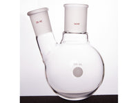 MSE PRO Thick Wall Slanted Two-Mouth Bottle, High Strength, Middle Grinding Mouth: 34/45, Side Grinding Mouth: 29/42, 500mL