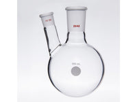 MSE PRO Thick Wall Slanted Two-Mouth Bottle, High Strength, Middle Grinding Mouth: 29/42, Side Grinding Mouth: 19/22, 500mL