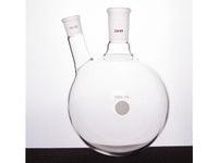 MSE PRO Thick Wall Slanted Two-Mouth Bottle, High Strength, Middle Grinding Mouth: 24/40, Side Grinding Mouth: 19/22, 1000mL