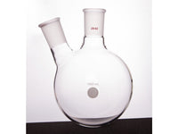 MSE PRO Thick Wall Slanted Two-Mouth Bottle, High Strength, Middle Grinding Mouth: 29/42, Side Grinding Mouth: 29/42, 1000mL