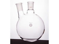 MSE PRO Thick Wall Slanted Two-Mouth Bottle, High Strength, Middle Grinding Mouth: 29/42, Side Grinding Mouth: 29/42, 2000mL