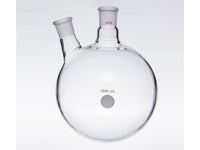 MSE PRO Thick Wall Slanted Two-Mouth Bottle, High Strength, Middle Grinding Mouth: 19/22, Side Grinding Mouth: 19/22, 1000mL