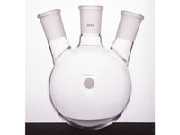 MSE PRO Slanted Three-Mouth Ball Bottle, Thick Wall and High Strength, Middle Grinding Mouth: 29/42, Side Grinding Mouth: 29/42, 1000mL