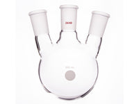 MSE PRO Slanted Three-Mouth Ball Bottle, Thick Wall and High Strength, Middle Grinding Mouth: 24/40, Side Grinding Mouth: 24/40, 500mL