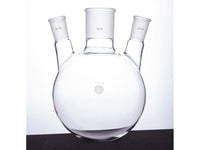 MSE PRO Slanted Three-Mouth Ball Bottle, Thick Wall and High Strength, Middle Grinding Mouth: 45/50, Side Grinding Mouth: 24/40, 2000mL