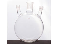 MSE PRO Slanted Three-Mouth Ball Bottle, Thick Wall and High Strength, Middle Grinding Mouth: 45/50, Side Grinding Mouth: 24/40, 5000mL