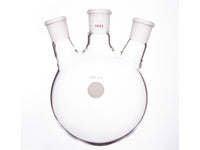 MSE PRO Slanted Three-Mouth Ball Bottle, Thick Wall and High Strength, Middle Grinding Mouth: 19/22, Side Grinding Mouth: 19/22, 500mL