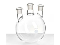 MSE PRO Small Angle Three-Mouth Ball Bottle, Thick Wall and High Strength, Middle Grinding Mouth: 19/22, Side Grinding Mouth: 19/22, 1000mL