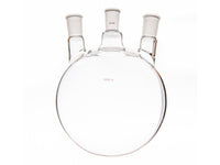 MSE PRO Small Angle Three-Mouth Ball Bottle, Thick Wall and High Strength, Middle Grinding Mouth: 24/40, Side Grinding Mouth: 24/40, 3000mL