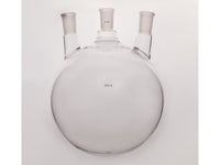 MSE PRO Small Angle Three-Mouth Ball Bottle, Thick Wall and High Strength, Middle Grinding Mouth: 24/40, Side Grinding Mouth: 24/40, 5000mL