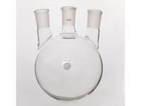 MSE PRO Small Angle Three-Mouth Ball Bottle, Thick Wall and High Strength, Middle Grinding Mouth: 29/42, Side Grinding Mouth: 29/42, 2000mL