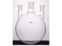 MSE PRO Straight Three-Mouth Ball Bottle, Thick Wall and High Strength, Middle Grinding Mouth: 34/45, Side Grinding Mouth: 29/42, 3000mL