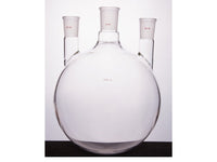 MSE PRO Straight Three-Mouth Ball Bottle, Thick Wall and High Strength, Middle Grinding Mouth: 34/45, Side Grinding Mouth: 29/42, 5000mL