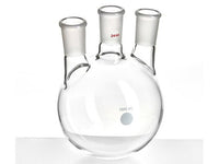 MSE PRO Small Angle Three-Mouth Ball Bottle, Thick Wall and High Strength, Middle Grinding Mouth: 24/40, Side Grinding Mouth: 24/40, 1000mL