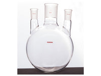 MSE PRO Straight Three-Mouth Ball Bottle, Thick Wall and High Strength, Middle Grinding Mouth: 45/50, Side Grinding Mouth: 24/40, 5000mL