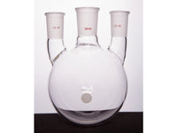 MSE PRO Straight Three-Mouth Ball Bottle, Thick Wall and High Strength, Middle Grinding Mouth: 29/42, Side Grinding Mouth: 24/40, 1000mL