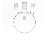 MSE PRO Small Angle Three-Mouth Ball Bottle, Thick Wall and High Strength, Middle Grinding Mouth: 29/42, Side Grinding Mouth: 19/22, 1000mL