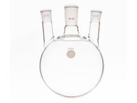 MSE PRO Small Angle Three-Mouth Ball Bottle, Thick Wall and High Strength, Middle Grinding Mouth: 29/42, Side Grinding Mouth: 19/22, 2000mL