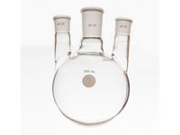 MSE PRO Small Angle Three-Mouth Ball Bottle, Thick Wall and High Strength, Middle Grinding Mouth: 29/42, Side Grinding Mouth: 19/22, 500mL