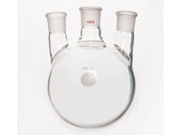 MSE PRO Small Angle Three-Mouth Ball Bottle, Thick Wall and High Strength, Middle Grinding Mouth: 19/22, Side Grinding Mouth: 19/22, 500mL