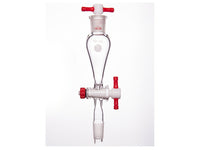 MSE PRO Separating Funnel, Upper Lower Mouth: 14/20, 2mm, PTFE Stopper, 10mL