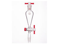 MSE PRO Separating Funnel, Upper Lower Mouth: 14/20, 2mm, PTFE Stopper, 25mL
