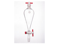 MSE PRO Separating Funnel, Upper Lower Mouth: 14/20, 2mm, PTFE Stopper, 100mL