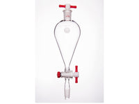 MSE PRO Separating Funnel, Upper Lower Mouth: 14/20, 2mm, PTFE Stopper, 125mL
