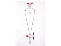 MSE PRO Separating Funnel, Upper Lower Mouth: 14/20, 4mm, PTFE Stopper, 250mL