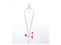 MSE PRO Separating Funnel, Upper Lower Mouth: 14/20, Hollow Glass Mouth Stopper, 4mm Glass Stopper, 250mL