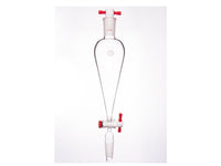 MSE PRO Separating Funnel, Upper Lower Mouth: 24/40, 4mm, PTFE Stopper, 250mL