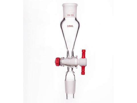 MSE PRO Separating Funnel, Upper Lower Mouth: 19/22, 2mm, PTFE Stopper, 10mL