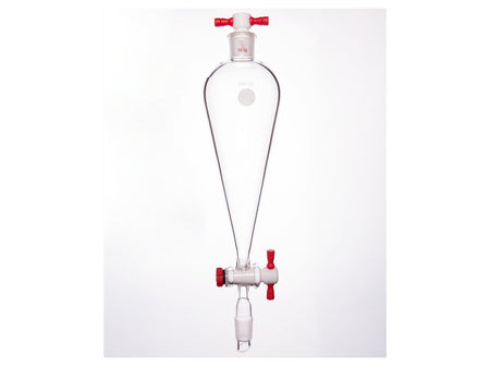 MSE PRO Separating Funnel, Upper Lower Mouth: 19/22, 4mm, PTFE Stopper, 250mL