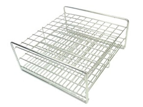 MSE PRO Electro Polished Test Tube Rack, 1 Piece - MSE Supplies LLC