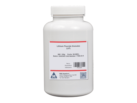 MSE PRO Lithium Fluoride (LiF) 99.999% 5N Granules - MSE Supplies LLC