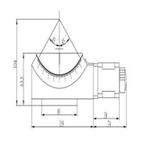 MSE PRO Stepper Motorized Aluminum Alloy Goniometer Stages (Angel ±45°, 80x80mm) - Optics - MSE Supplies LLC - MSE Supplies